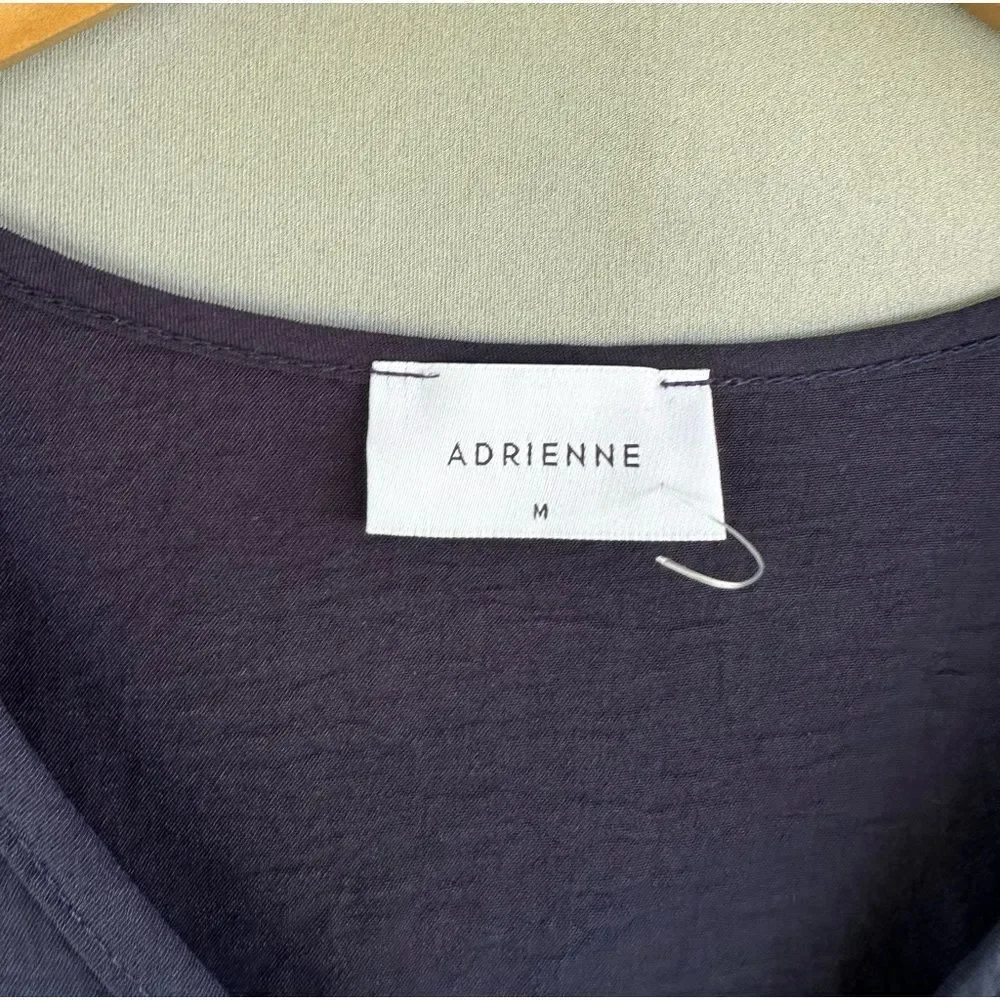 5 for $40 Adrianne Top Blouse Shirt Size M Navy